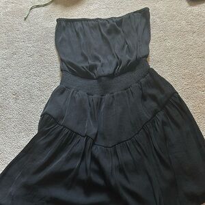 Black strapless dress size small